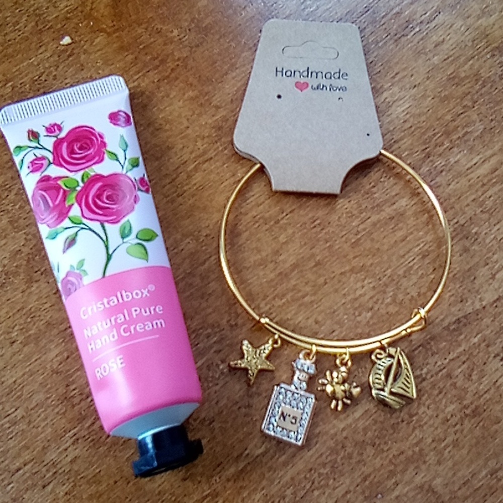 NWT! No.5 handmade great quality Braclet and lotion